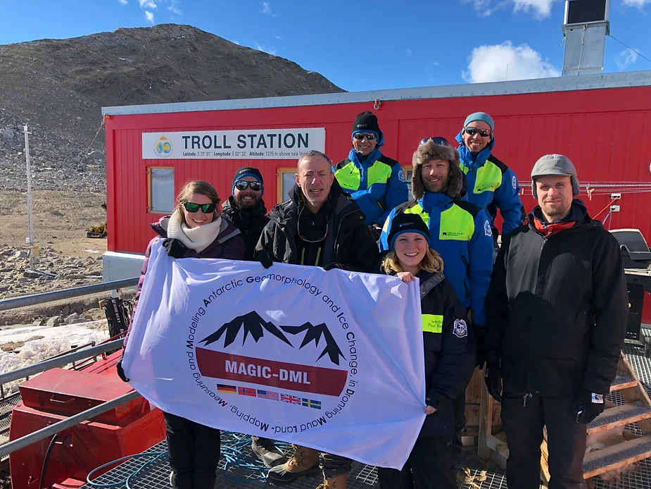 The field team at Troll station.