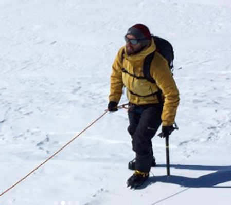 Fredrik Hägglund, the expedition medical doctor.