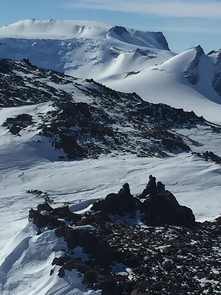 View of the glacier.